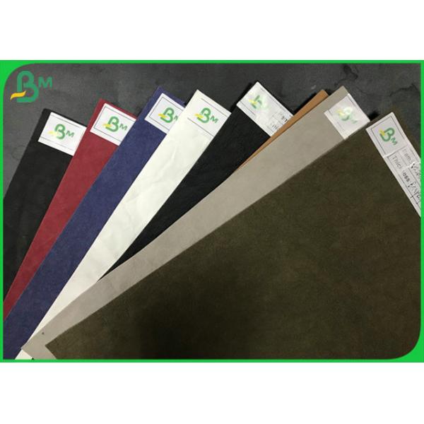 Eco Friendly Washable Kraft Paper Roll 0.55mm 0.7mm 0.8mm With Metal Color