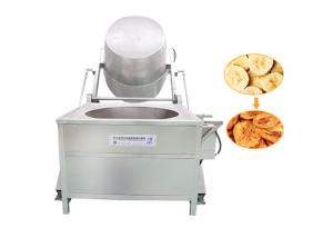 China Chicken / Peanut / Snack Finger 63kw Chips Frying Machine wholesale