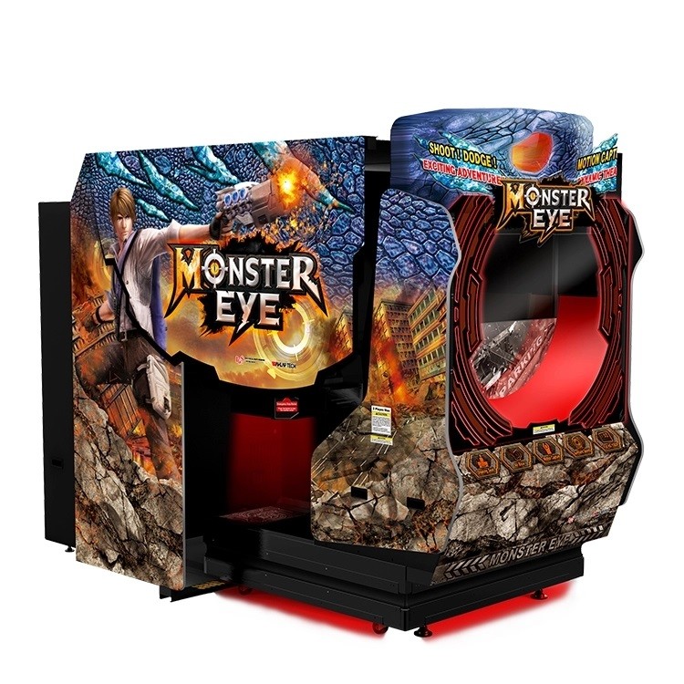 Indoor Arcade Game Machine Coin Operated / Kids Shooting Game Simulator