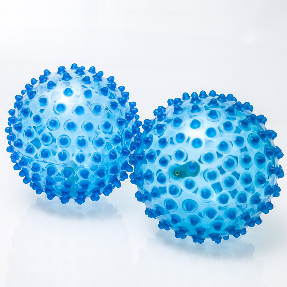 Kids Transparent Massage Toy Ball , Pvc Gym Ball Lightweight