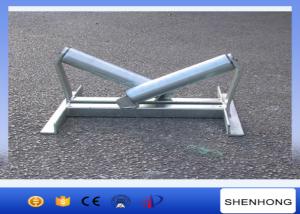 China Steel Cable Pulling Pulley V Shaped Cable Rollers Roller 60mm Diameter wholesale