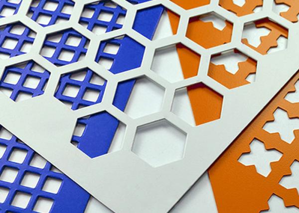 Straight Holes Stainless Steel Perforated Sheet Anodized For Enhanced Durability