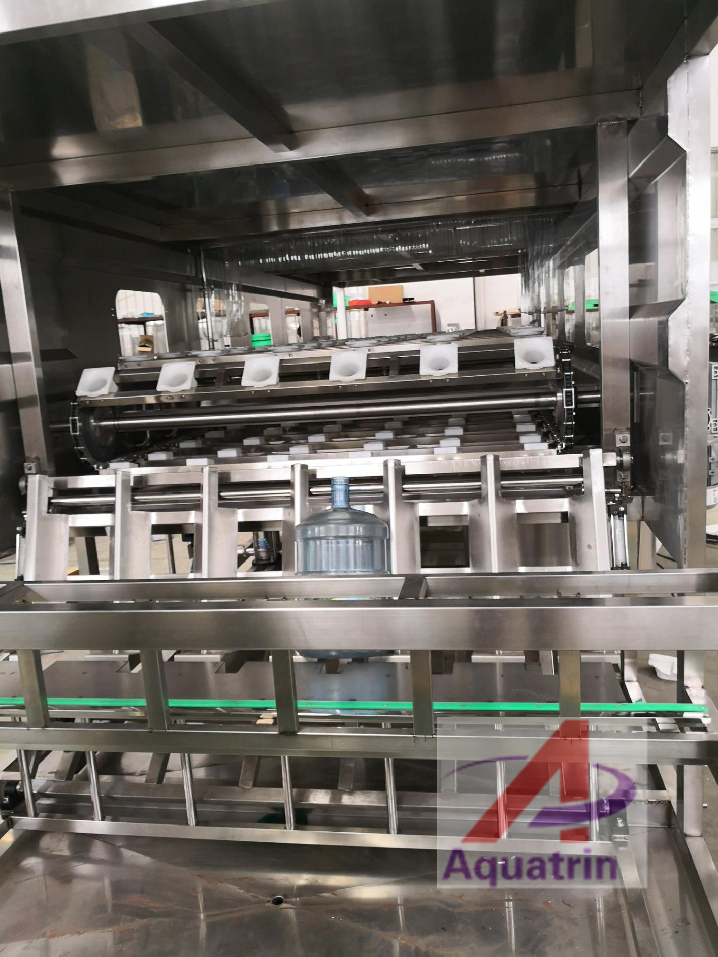 2.2kw 1200 bottles / hour 5 Gallon Water Filling Machine For Barreled Water 1