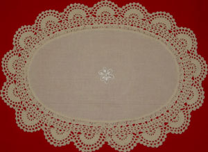 christmas tablecloths cotton and linen, Tablemat, Corcheted Lace Table linen, Tablecloth