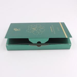 China Facial Mask Cosmetic Packaging Boxes 375gsm Silver Card wholesale