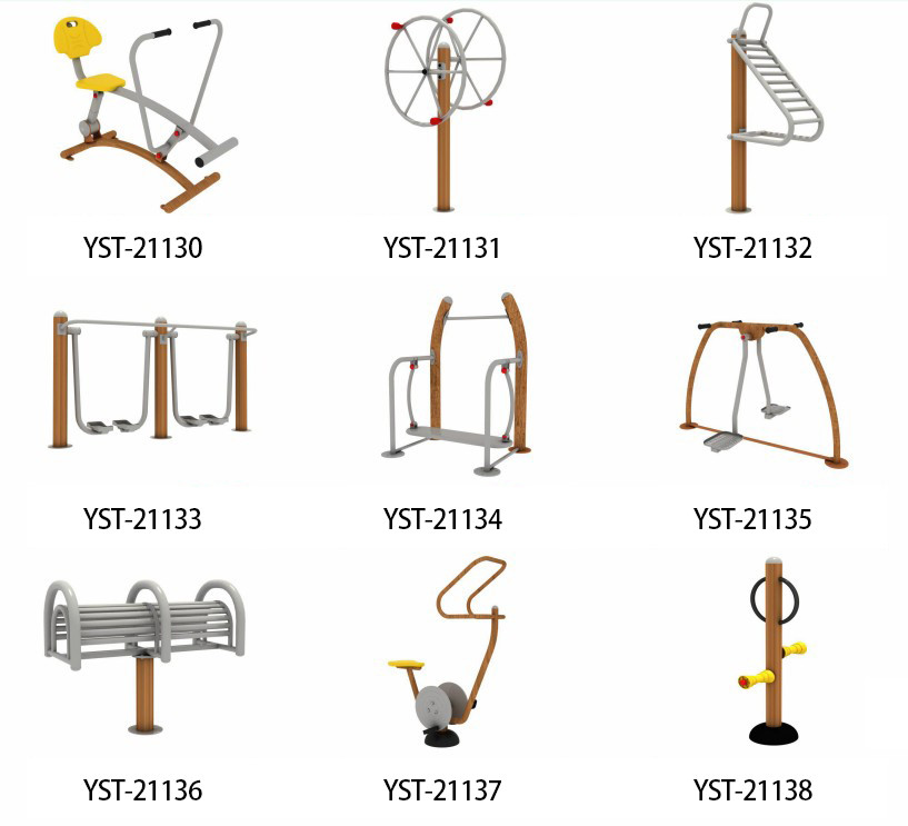 Modular Outdoor Workout Equipment Galvanized Pipe Outdoor Exercise Equipment
