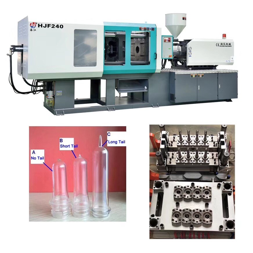 16 Cavity PET Bottle Preform Making Automatic Injection Molding Machine With Servo motor