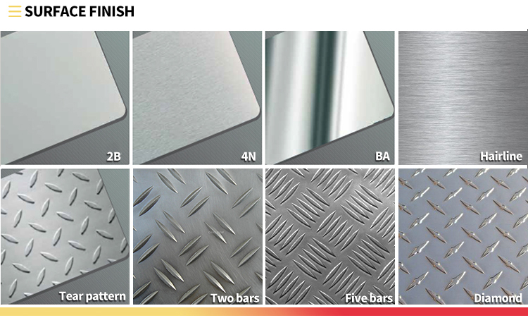 ASTM 3048mm Stainless Steel Sheet 2B 4k Surface Stainless Plate