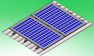 China Static Reliability Solar Mounting Brackets Metal Sheet Tin Roof Structures wholesale