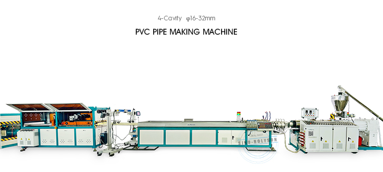 380V 50HZ CPVC Pipe Making Machine PVC Electric Conduit Pipe Machine 42 Rpm