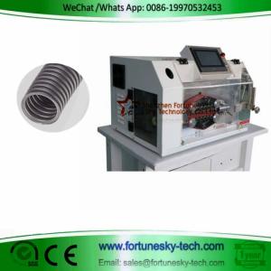 China Even Cut Auto Armoured Bellows Pipe Cutter Hard PVC Tube Cutting Machine Conduit Dia.30mm Speed 100-3000pcs per Hour wholesale