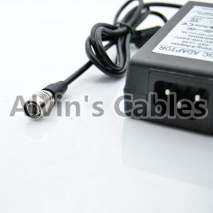 China Industrial Basler Camera Power Adapter 12V 3A 6pin Female Hirose Black Color wholesale