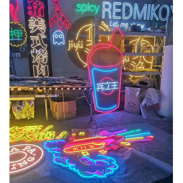 Wall-mounted Led Neon Light Sign Customized Happy Birthday Neon Sign