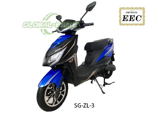 12 Inch Tire Blue & Black Alternating 65kn/H High Speed Extreme 3000W Motor