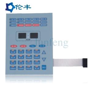China Tactile Keys PC PET Membrane Switch Keyboard 3M468 Industrial Device wholesale