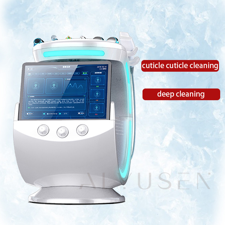 Ice Blue H2O2 Beauty Machine , Oxygen Aqua Peel Hydrodermabrasion Facial Machine