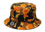 FUN printing embroidery yellow camouflage adult fisher man bucket hat