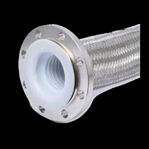China Stainless Steel PTFE Pipe Chuck Lined With PTFE Braided Hose wholesale