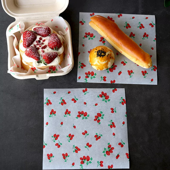 Greaseproof Food Wrapping Paper Wood Pulp Uncoated Butcher Meat 31g