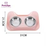Ceramic Silicone 37.5X20X7mm Pet Feeder Bowls