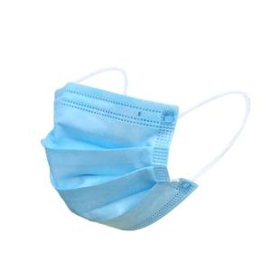 China Blue Dispsoable Medical Mask 3 Ply Anti Dust Melt Blown Surgical Mouth Mask wholesale