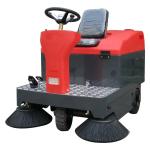Driving Type Full Closed Cabin Road Street Sweeping Machine For Cold Area