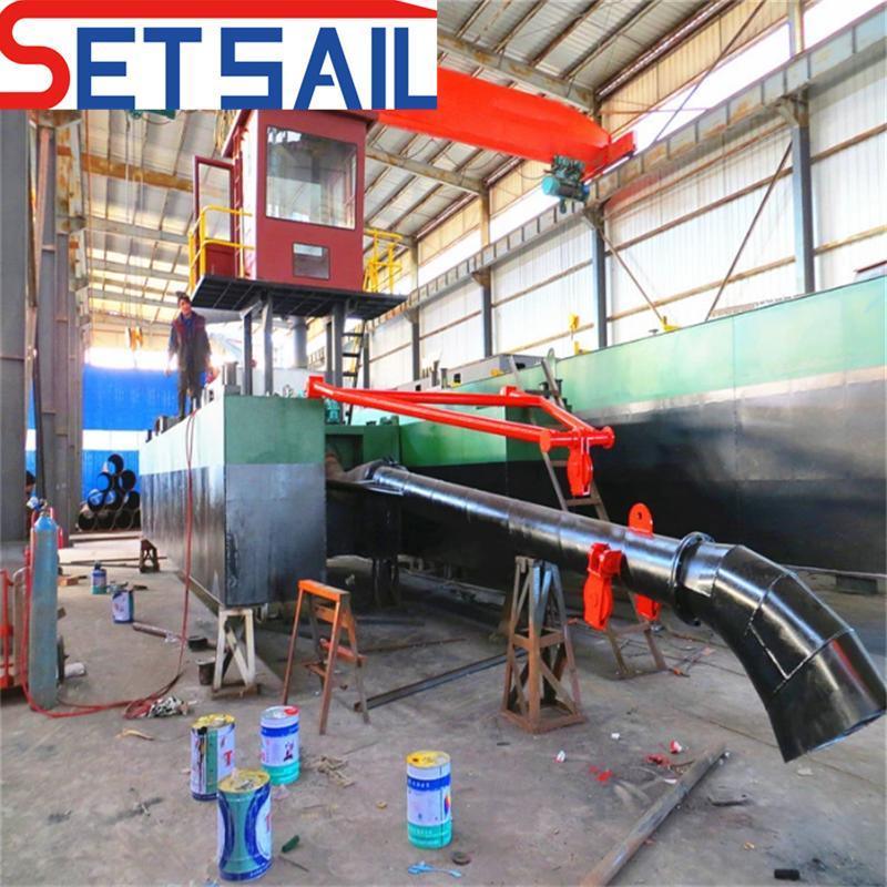 Jet Suction Sand Dredging Vessel with Diesel Engine Power