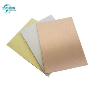 Gloss Brushed Aluminum Composite Panel For Custom Facades