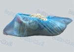 PP / SMS Blue Non Woven Disposable Surgical Shoe Covers For Hospital /