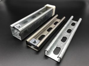 China Stainless Steel 304 Slotted Plain 41x41 41x62 Unistrut Channel wholesale