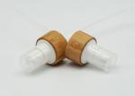 Dust Free Mist Spray Pump Bamboo Plastic Fine Mist Sprayer For Bottles
