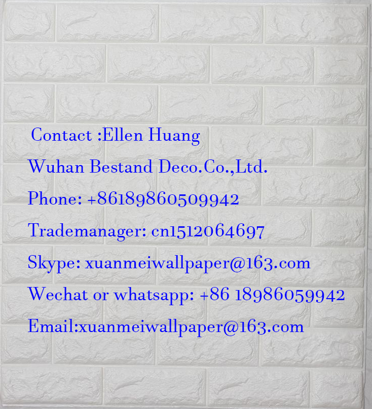 3d foam wall tile wallpaper 3D Brick PE Foam wallpaper 120-150g/PCS wall panel sticker home decoration for wall