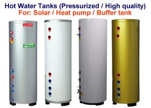 China Pressured Hot Water Holding Tank 6Bar / 87psi Colorful Painted Steel Cover wholesale