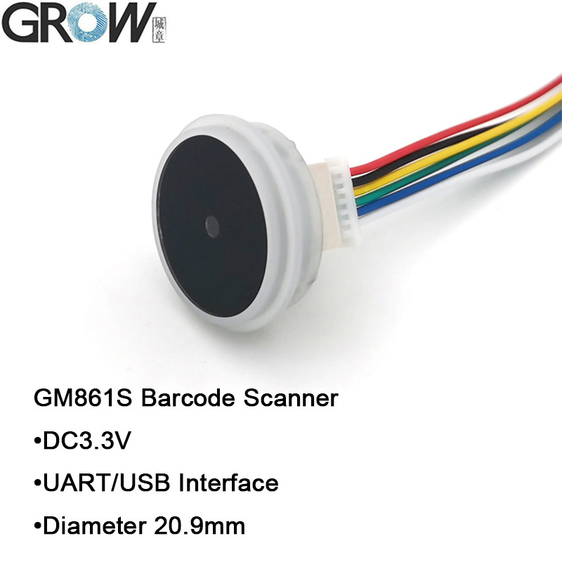 Grow GM861s USB Uart Interface 1d/2D Barcode Reader Module
