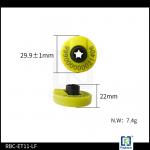 RBC-ET01 LF RFID Animal Ear Tag Round Shape 30.0mm Diameter For Livestock