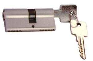 China Chrome Plated High Security Euro Cylinder Locks / Office Door Lock Cylinder wholesale
