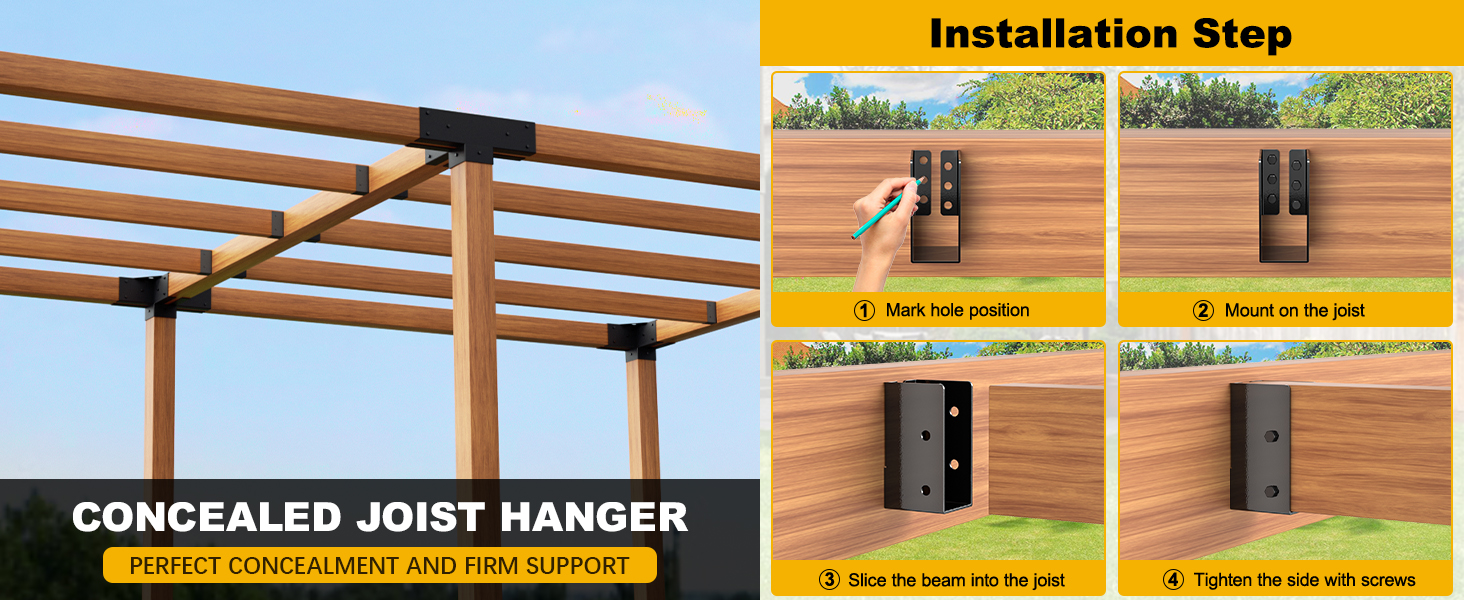 concealed joist hanger