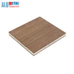 Alumetal lower price wooden aluminum honeycomb sandwich panel honeycomb metal