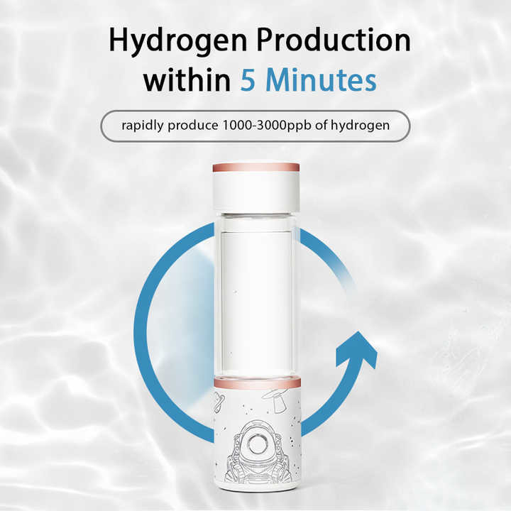 Portable H2 Hydrogen Rich Water Bottle Water Economic Hydrogen Water Generator