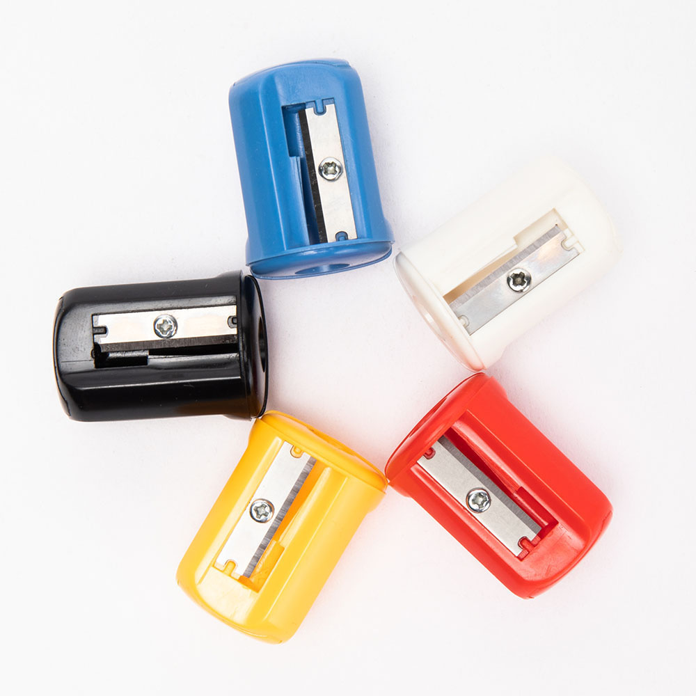 24mm Manual Yellow Pencil Sharpener Single Hole