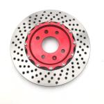 HT250 Drilled Brake Rotor J hook Disc Brake Rotor 355*32mm