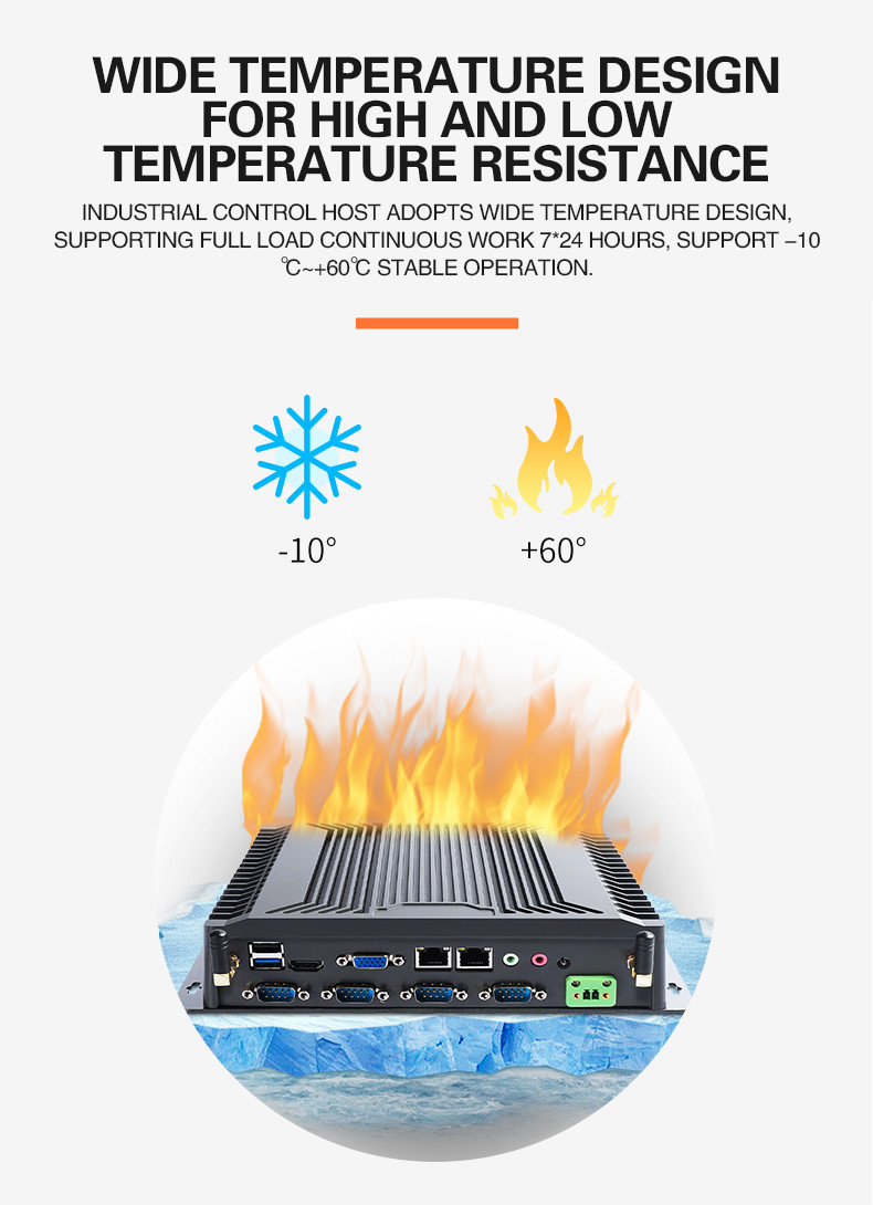 I3 I5 I7 Four Core I3 I5 Dual Network 4K Mini Embedded Box Pc