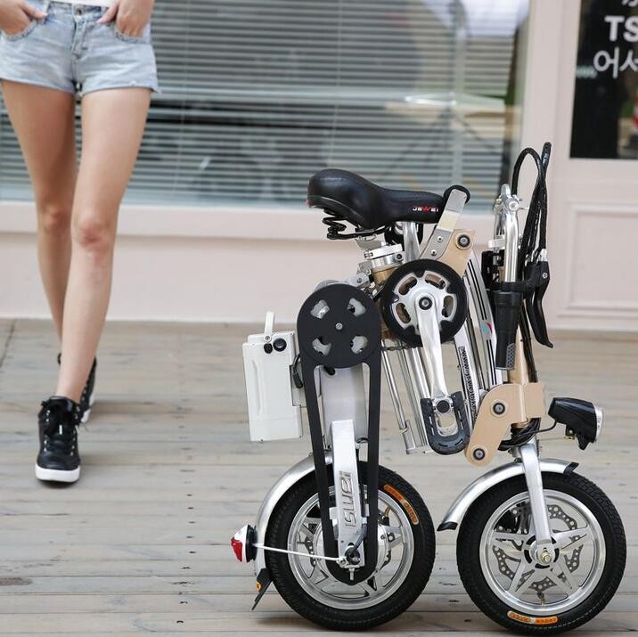 Battery Powered Disc Brake 36V 200w 24 Inch Wheel Electric Bike