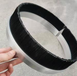 China Sealing Brush Ring Circular Industrial Nylon Brush 0.35mm Filament wholesale