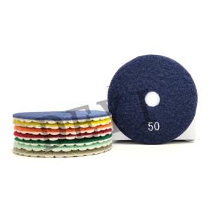 China CE 50 Grit Diamond Polishing Pad Wet Or Dry Use Flexible wholesale