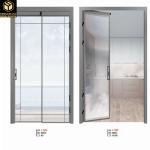 Hotel Villa Aluminium Glass Hinged Door Aluminium Bifold Doors Customized