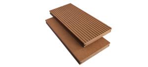 China Exterior 2.2meter 146mm 23mm WPC Solid Decking wholesale