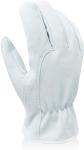 OEM ODM Truck Drivers White Rigger Work Safety Leather Gloves Breathable