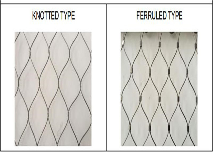 1.2mm Climbing Plant Support Wire Rope Netting 30x30mm Diamond Hole