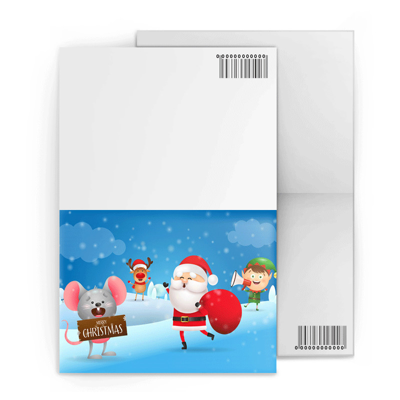 Lenticular Printing 15X15cm 3D Greeting Card With Envelopes
